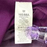 Kate Spade  Ruffle Sleeve Ponte Dress Skater Purple Medium Preppy Cocktail Party Photo 9