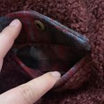 Pendleton womens medium red burgundy zip up jacket schaket warm cozy fall plaid Photo 7