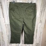 Frame  Wide Leg Button Fly Jeans – Olive Green – Size 34 – Pockets – MSRP $258 Photo 1