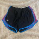 Nike  black purple blue shorts Dri fit medium Photo 0
