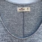 Hollister Gray Soft Midi Sweater Dress Cotton Blend U Shape Neck Size Med Photo 3