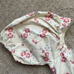 WAYF Nordstrom  Babydoll Cottage Core Floral Dress Cream Puff Sleeves Bow Size XS Photo 1