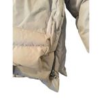 OroLay Puffer Coat Jacket with Hood Knee Length Green Quilted Padded Winter Warm Orange Size M Photo 3