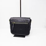 & Other Stories & Other Stories Genuine Leather Canvas Gold Buckle Crossbody Purse Satchel Bag Photo 2