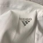 Adidas women’s mock neck 1/4 zip golf White and Blue Shirt size XL Photo 4