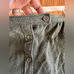 Brooks Additions Wool Blend Button Up Front Green Skirt Size 13/14 Photo 6