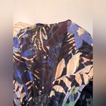 FUZZI Tulle Mesh Floral Bodycon Faux Wrap Dress Size S Photo 6