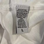 LA Made  White Braid Back Tank Size Large New Photo 5