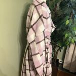 VERO MODA  Elsie Long Check Coat Curve Size 22 NWT Photo 4