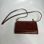Fossil Vintage  brown leather crossbody‎ bag mini purse 7.5” x 4.75” casual Photo 6
