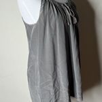 Joie  Gray Silk Cross Stitched Hummingbird Tank Photo 2