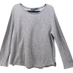 Ralph Lauren Lauren Womens Shirt Size XL Elevated Basic Cotton Fluffy Thick Gray Photo 0