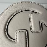 Gucci GG Blondie Logo Small Leather Circle Cylindrical Barrel Shoulder Bag Purse Photo 15