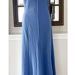 DKNY New Cross-Back Scuba Crepe Jewel Neck Evening Gown, Size 8 New w/Tag Photo 6