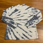 Democracy Tie Dye Pullover Womens XS Blue Metallic Mock Neck Long Sleeve Top Photo 3