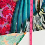 Clover Canyon  Split back tank top triopical floral sz L Photo 5