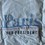 Gildan Paris for president White T-Shirt Photo 2