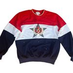 Vtg ALFRED DUNNER Women's Sweatshirt Nautical Medium Pullover Embroidery Anchor Photo 0