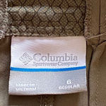 Columbia  Roll Up Tab Bottom Taupe Hiking Trail Stretch Pants NWOT ~ Women's 6 Photo 6