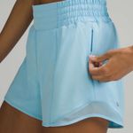 Lululemon Hottie Hot High-Rise Lined Short 4" - Blue Chill Photo 0