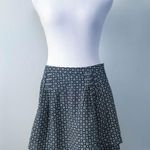 Marc Jacobs Navy Pleated Tiered Skirt Photo 0