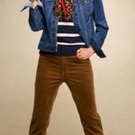 Talbots highwaist straight leg fine corduroy Cream Pants 27 4 NWOT Photo 5