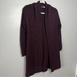 Athleta  Maroon Open Front Cardigan Photo 2