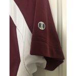 Holloway  Performance Women's Size Large Burgundy White Polo Shirt NASCAR Racing Photo 5