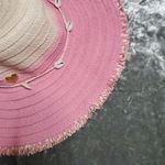 Betsey Johnson  Pink Ombre Beach Sea Shell Hat Photo 4