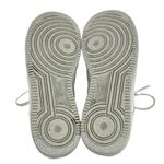 Nike  Air Force 1 White Low Top Lace Up Round Toe Walking Sneakers Shoes Size 8 Photo 4