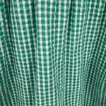 Draper James RSVP Gingham Dress Sz 2XL Cottagecore Surplice Western Puff Sleeve Green Photo 1