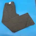 Chico's  Platinum Ultimate Fit Denim Jeans Barely Flare Olive Green Size 20 Photo 2