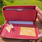 Michael Kors Berry Pink Tote Bag & Matching Wallet Set NWT Saffiano Leather Photo 7