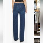 MOTHER Lil Kick It High Waist Straight Leg Jeans In I put A Spell On You Size 29 Blue Photo 2