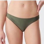 J.Crew Heritage 1989 Bikini Bottom NWT size Large Cool Cypress Green High-Leg Photo 0