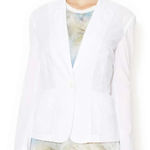 Theyskens’ Theory Jemiz Flanders White Blazer Size 4 Photo 0