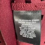 Mossimo Supply Co Burgundy wine laser cutout aline dress size medium Photo 5