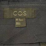 COS Womens Size 34 2 Navy Blue Wool Straight Leg Cuffed Hem Dress Trousers Pants Photo 3