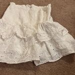 Storia  small white ruffle mini skirt Photo 3