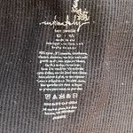 Free People Intimately  Black Ribbed Short Sleeve Top Size M/L Photo 2