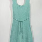ZARA  Women Bright Teal Square Neck Sleeveless Knit Dress Size L NWT #3859/045 Photo 1