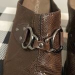 Aerosoles  women Cinch Worm brown snakeskin shoes size 9 Photo 4