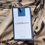 Croft & Barrow Women's Tan Floral 3/4 Sleeve Shirt Tunic Size Small (A18) Photo 4