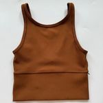 Lululemon Power Pivot Tank Rib Brown Luxtreme Crop Long Line Size XS / Small Photo 0