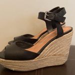 DV by Dolce Vita Nadiyah Espadrille Wedge Sandals Black Size 7.5 Photo 4