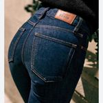Sezane Le Brut Sexy Indigo Blue High Rise Denim Jeans Size 25 Photo 1