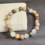 Jasper & Rock Quartz Stone Bracelet Photo 1