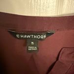 41 Hawthorn Maroon Long Sleeve V Photo 5