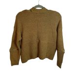 Storets  V-Neck Neutral Zipper Sleeve Sweater Photo 1
