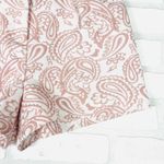 Victoria Beckham Blush Pink Paisley Brocade Shorts - Women's Size 4 Photo 8